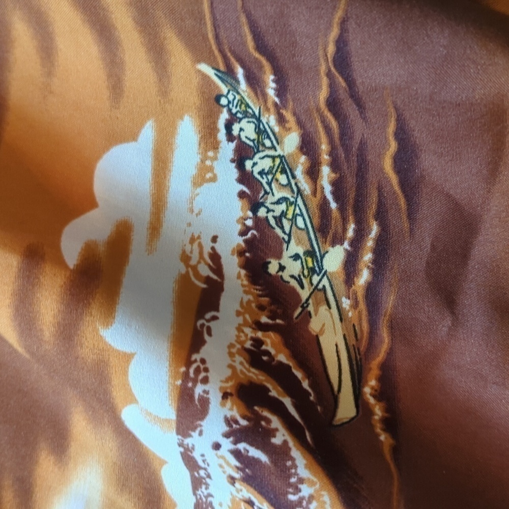 Kailua Sportswear Hawaii Made In USA Printed Vintage Sleeveless Sack Dress - Picture 5 of 13